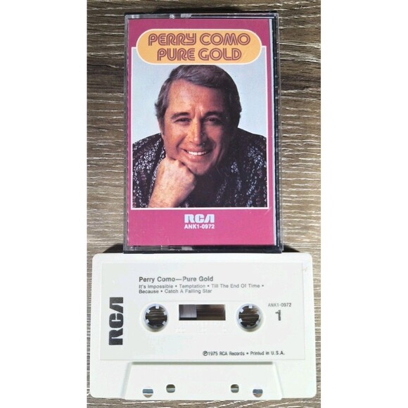 Other - Perry Como "Pure Gold" Vintage Cassette Tape RCA ANK1-0972 Greatest Hits